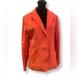 LLBean Corduroy Blazer - Coral
